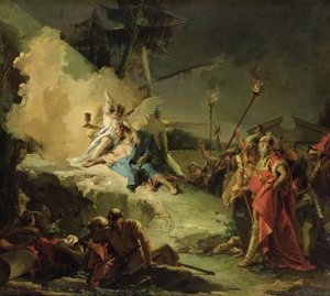 Kristus v zahradě Getsemanské od Giovanni Battista Tiepolo